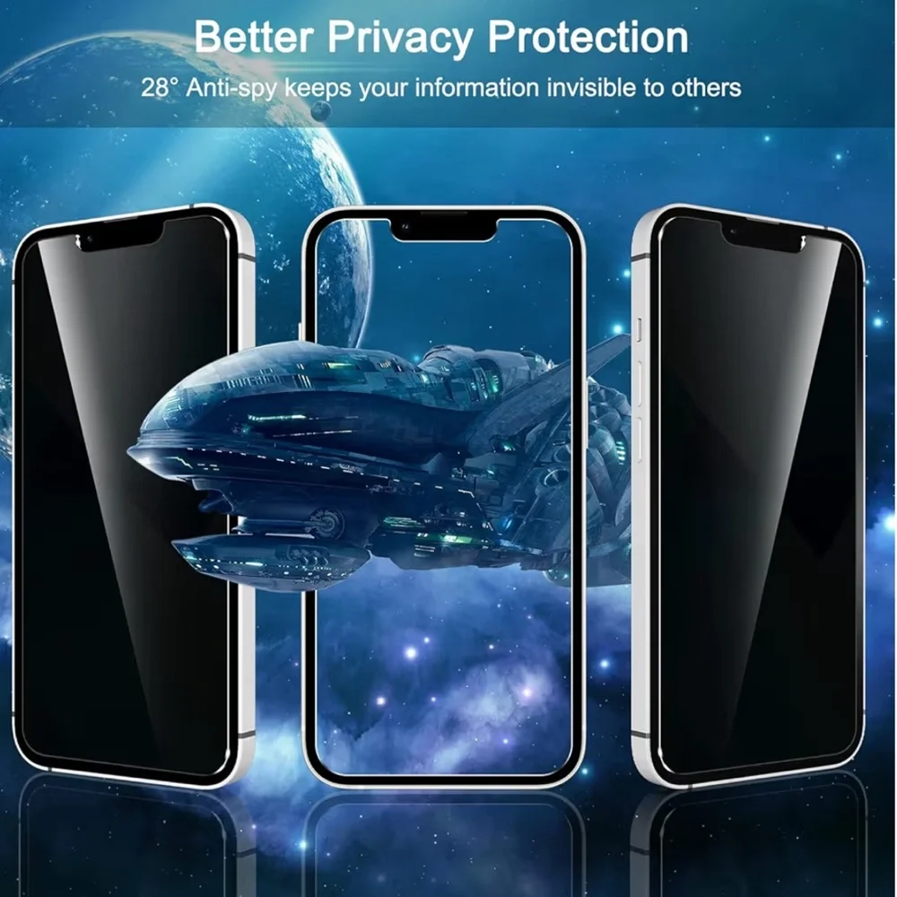 Tempered Glass Privacy Screen Protector iPhone 13